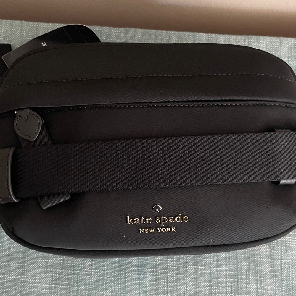 NWT-kate spade Black Crossbody Belt Bag - Picture 5 of 7